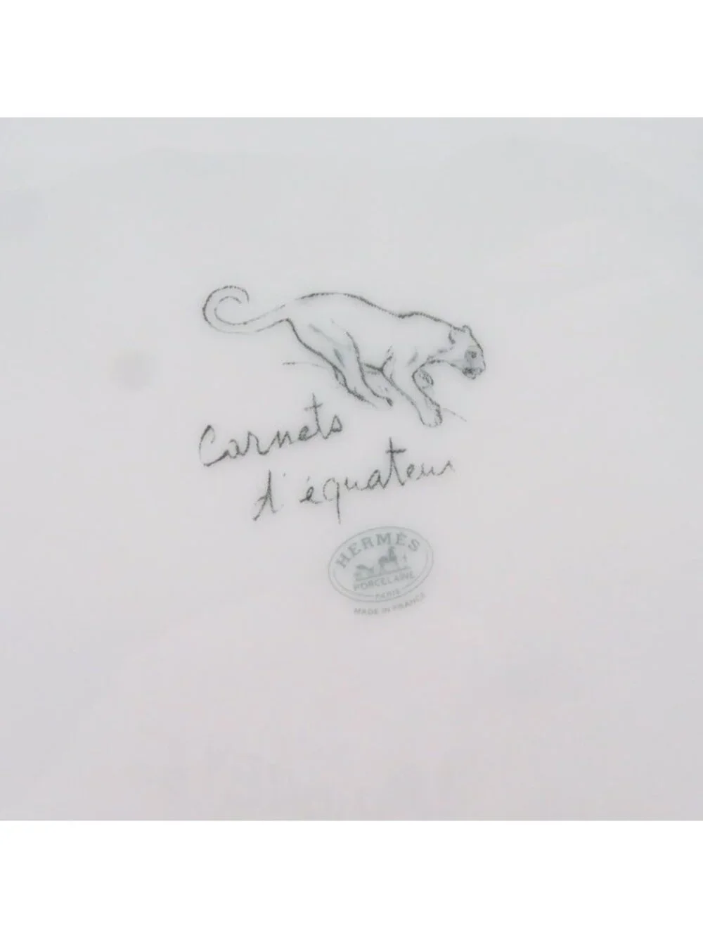 Hermes Equateur Sketch Large Plate Pair 27 Dinner